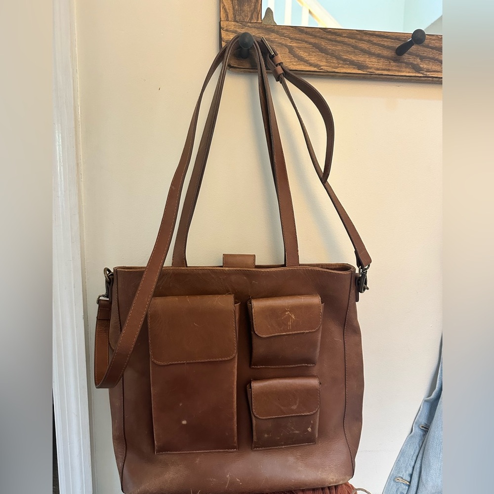 Able Leather Tote Bag